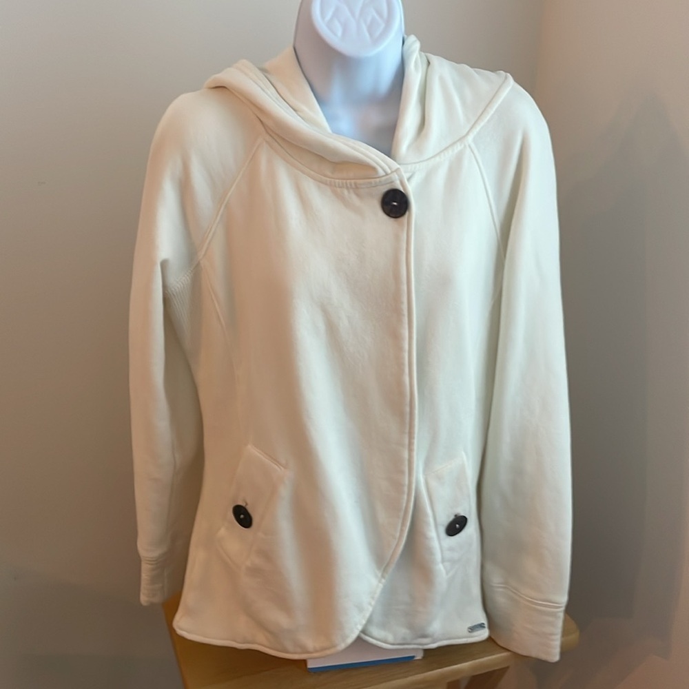 Prana Darby Long Sleeve Swing Hooded Jacket Size Large